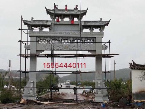单门芝麻白石牌坊