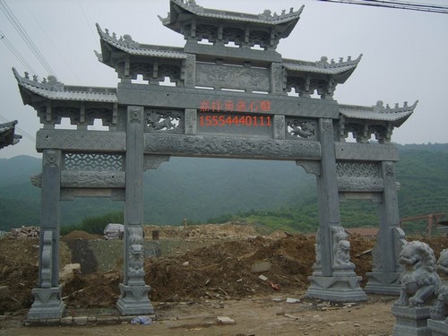 三门石雕牌坊2