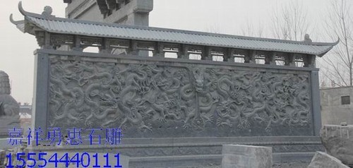 精品9龙壁浮雕001_副本
