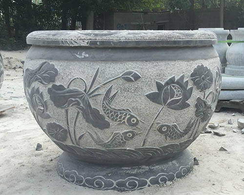 石雕缸
